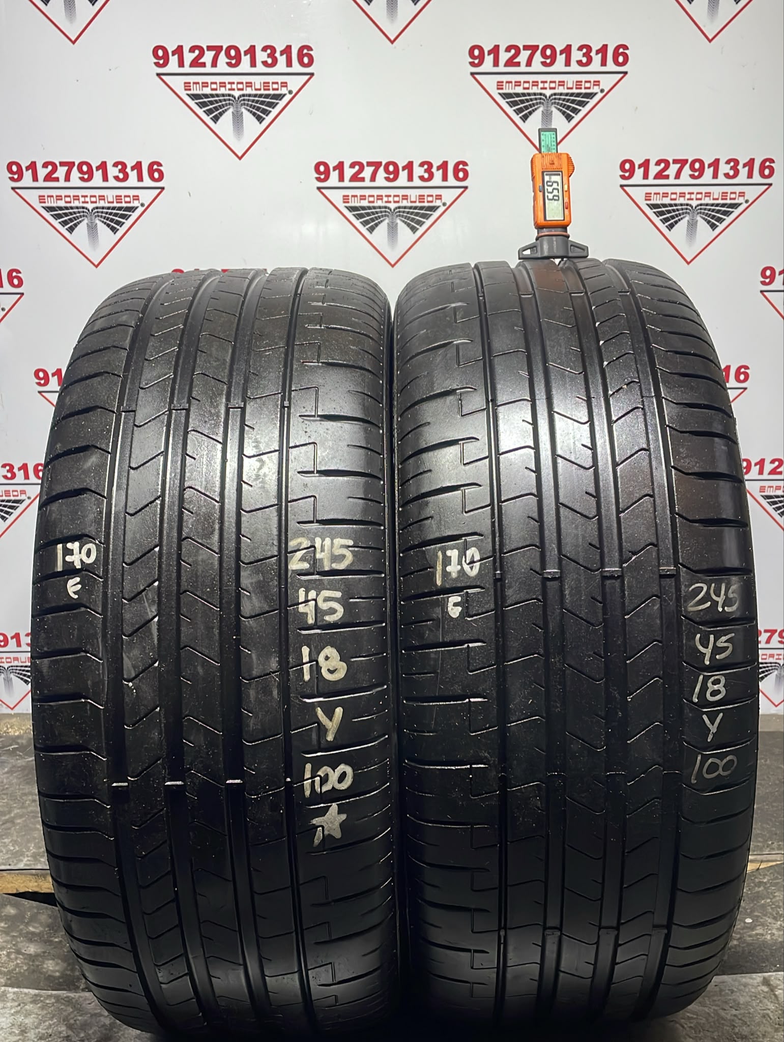 PIRELLI PZERO USADO  245/45 R18 100 Y